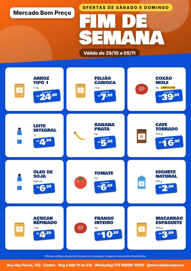 Mercadão Pop: tabloide